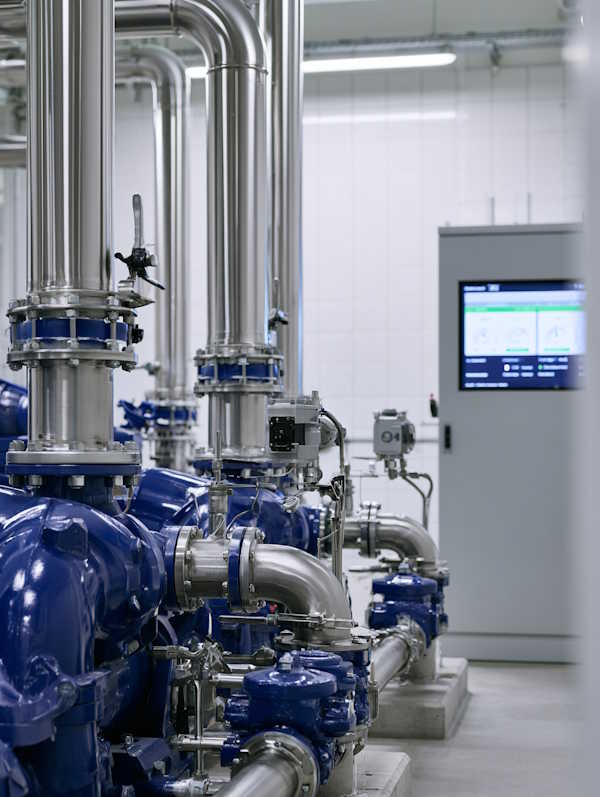 Pumpstation der Wasserversorgung